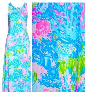 Lilly Pulitzer Marcella Maxi dress NEW Multi SX